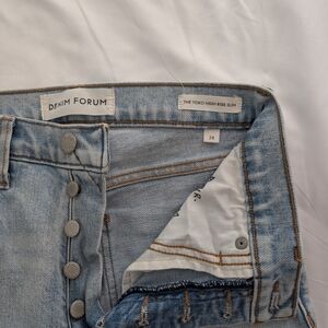 Denim Forum Yoko High Rise Slim Jeans